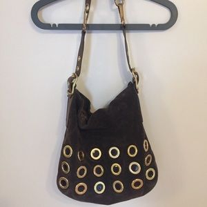 🍍SOLD!🍍Coach Grommetted Suede Shoulder Bag